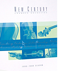 New Century Chamber Orchestra Season Program Portfolio Sample